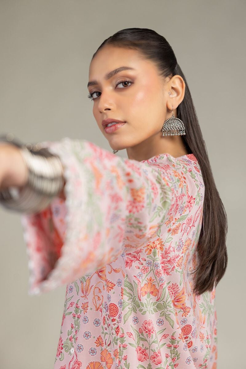 Embroidered | Cotton Viscose | Short V-Neck Kurta | USD 45.00