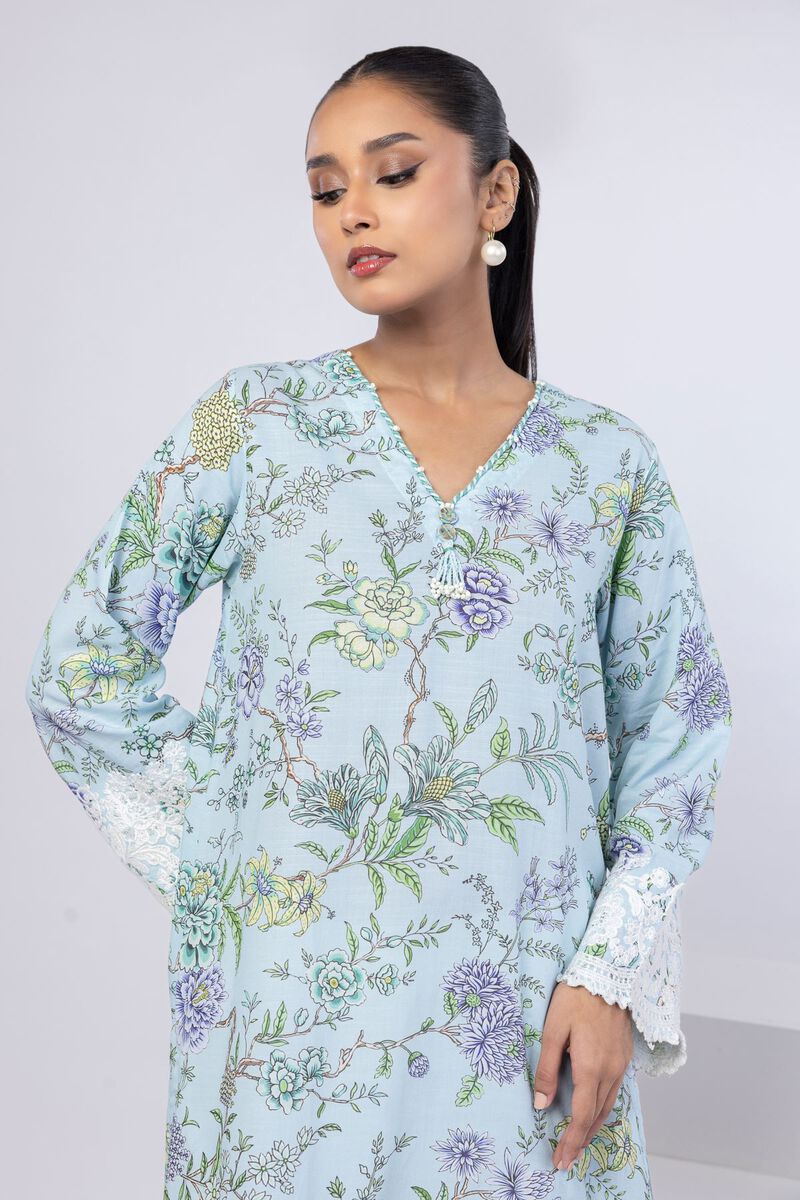 Embroidered | Dull Raw Silk | Kurta | USD 17.50
