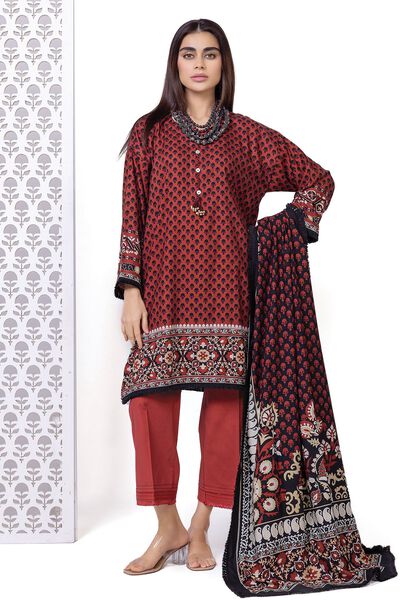 Printed | Marina Twill | Tailored 3 Piece | USD 37.50