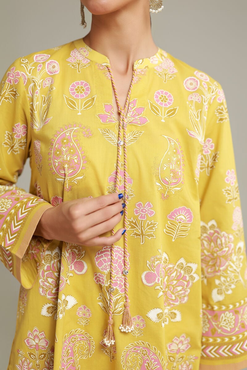 Printed | Cambric | Cambric Drawstring Kurta | USD 35.00