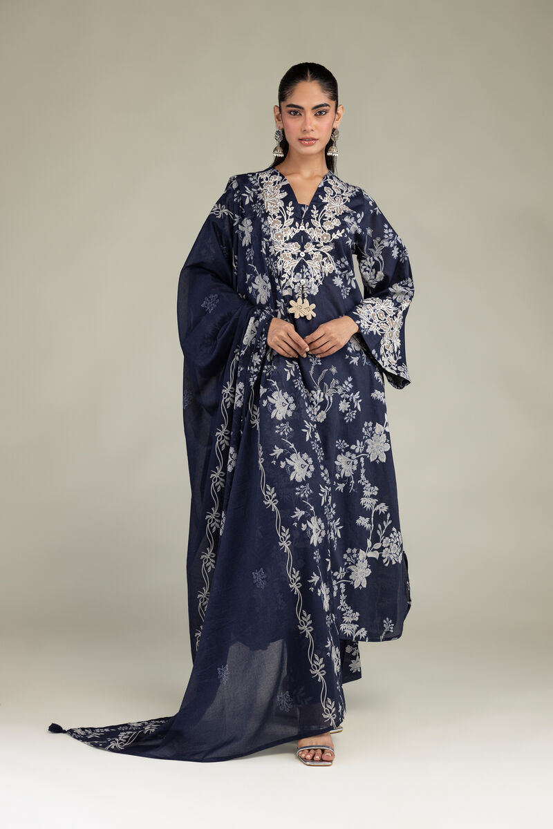 Embroidered | Lawn | Floral Lawn Dupatta | USD 25.00
