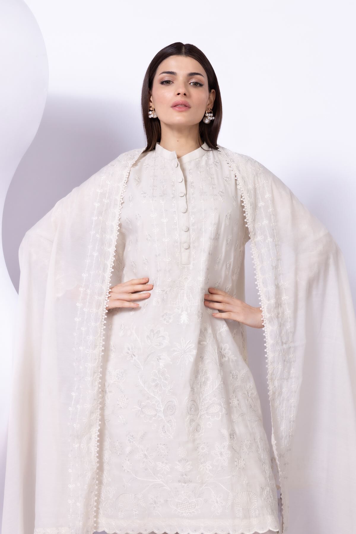 アルファー カシミヤ入り うす毛肌着 長ズボン L 2枚セット 白 ホワイト Buy Dupatta | 0.0 N/A | ESS24705B-VG_MULTI | Khaadi United States