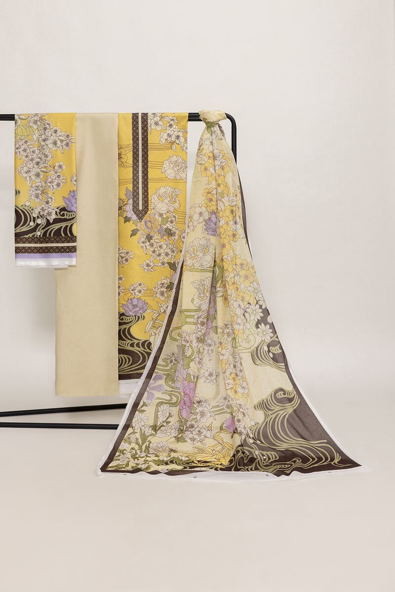 Buy Fabrics 3 Piece | 7.20 USD | 1001781168 | Khaadi United States