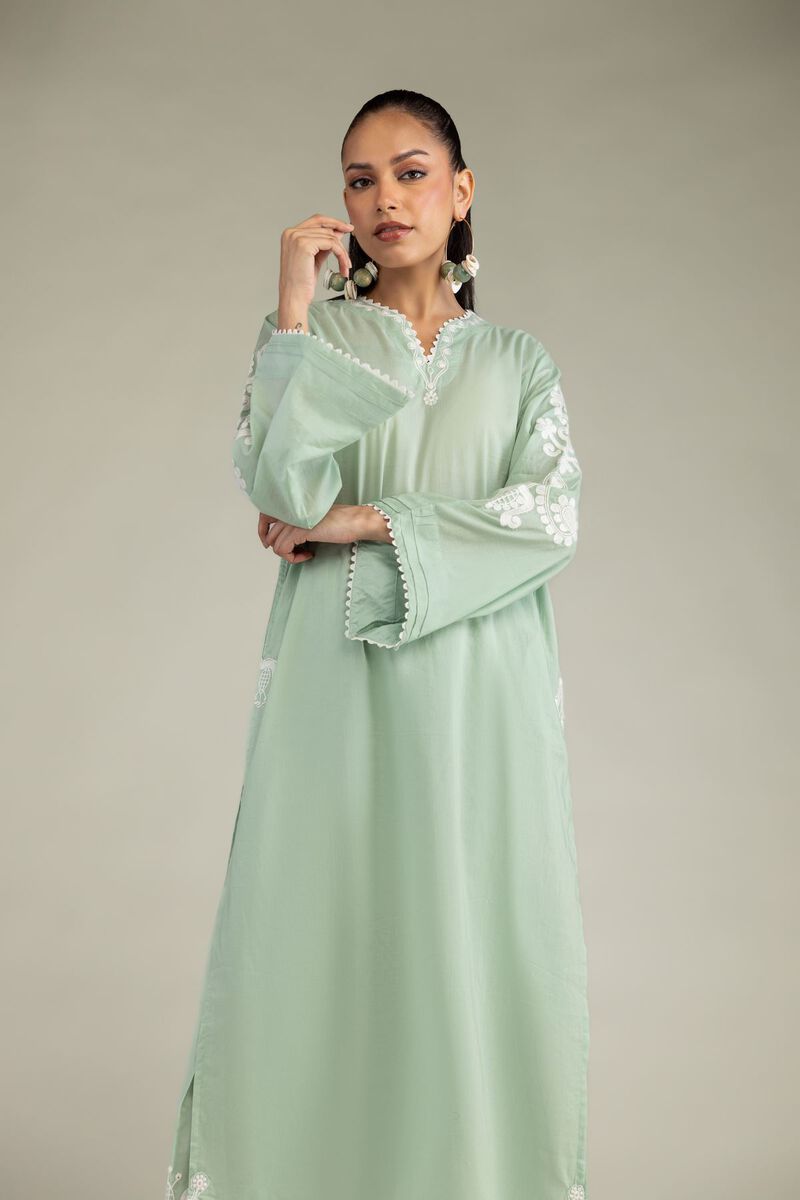Embroidered | Cambric | Floral Cambric Kurta | USD 45.00