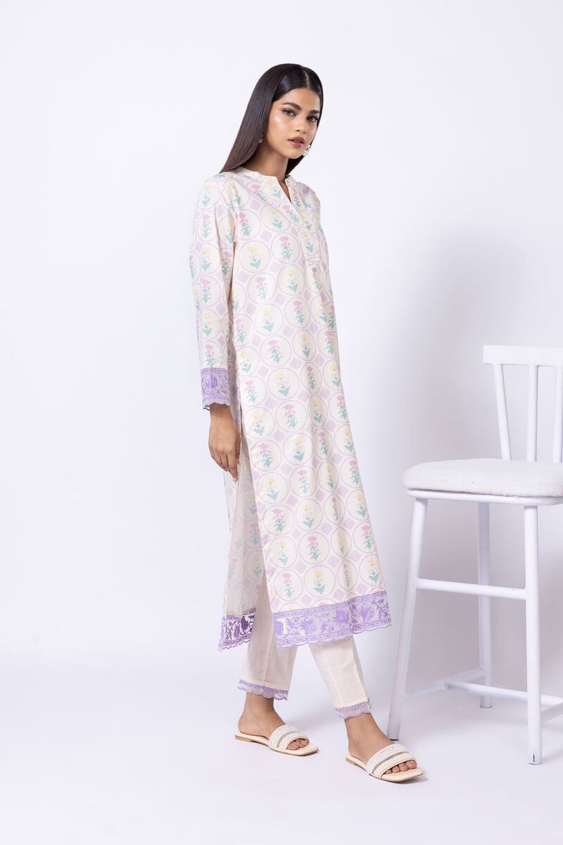 Embroidered | Crosshatch Poplin | Kurta | USD 35.00