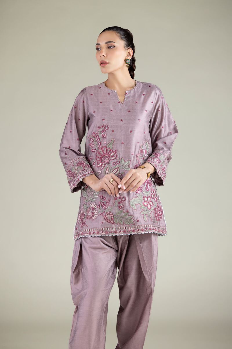 Embroidered | Raw Silk | Kurta | USD 65.00