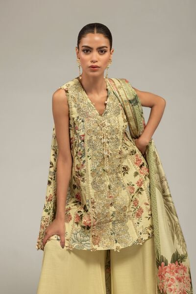 Raw Silk | 3-Piece Co-ord Set | USD 180.00