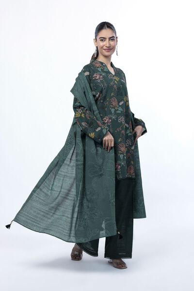 Printed | Light Khaddar | Tailored 3 Piece | USD 45.00