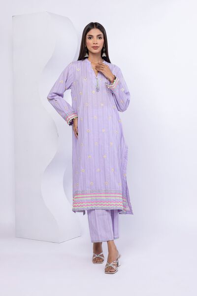 Embroidered | Lurex Stripes | Kurta | USD 20.00