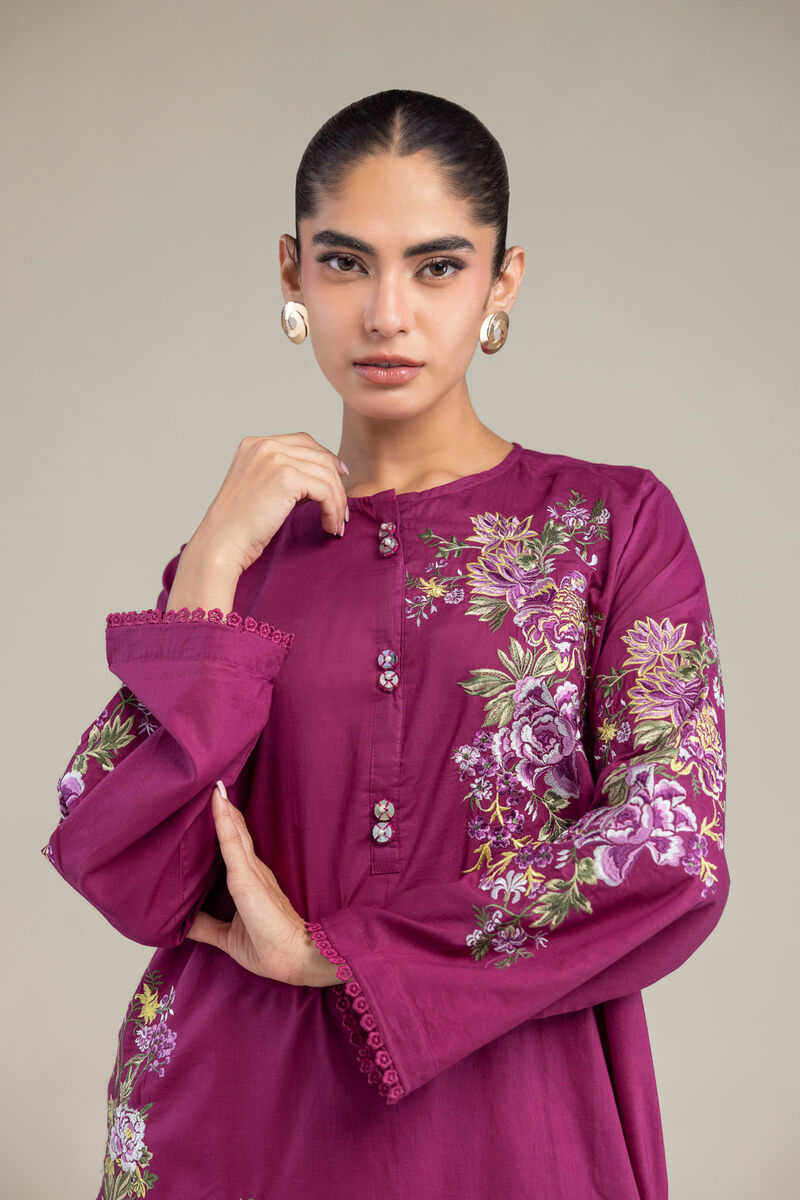 Embroidered | Cambric | Short Cambric Kurta | USD 40.00