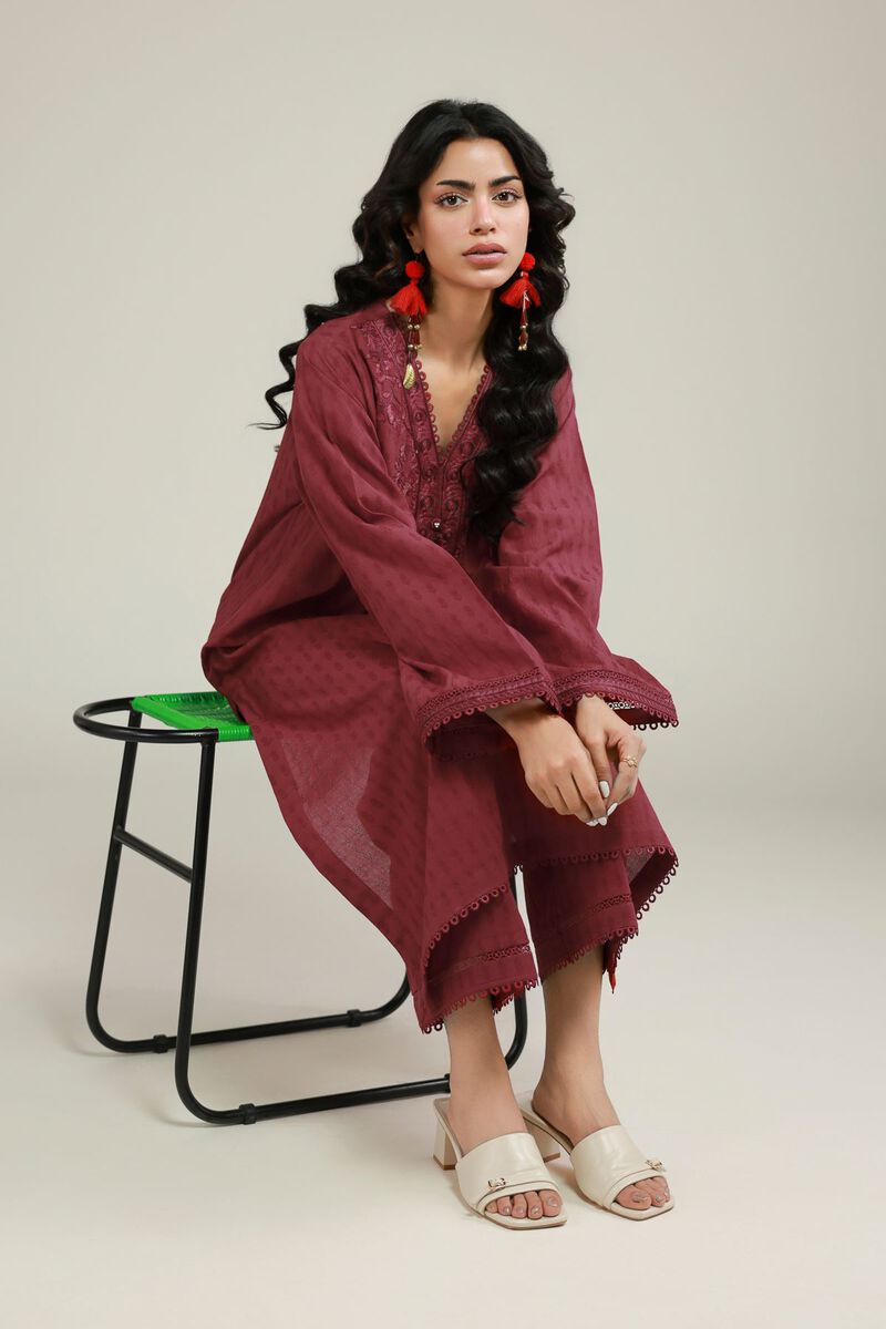 Embroidered | Dobby | Dobby Tailored Set | USD 55.00