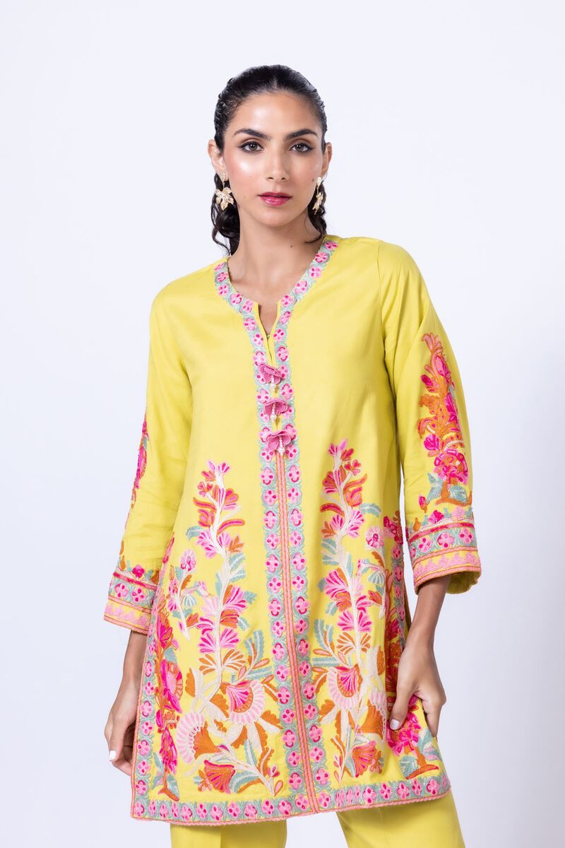 Embroidered | Raw Silk | Kurta | USD 30.00