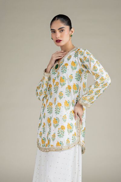 Embroidered | Raw Silk | Kurta | USD 55.00