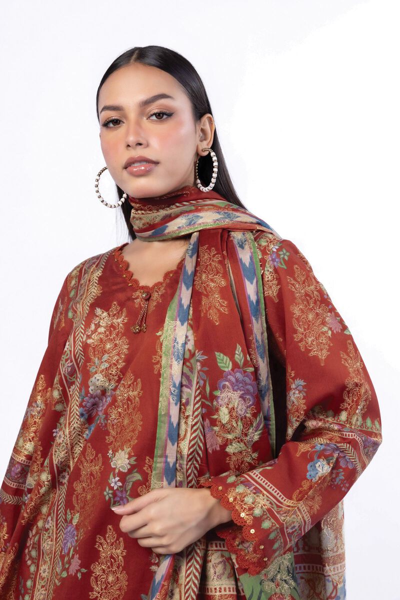 Printed | Jacquard | Tailored 3 Piece | USD 70.00