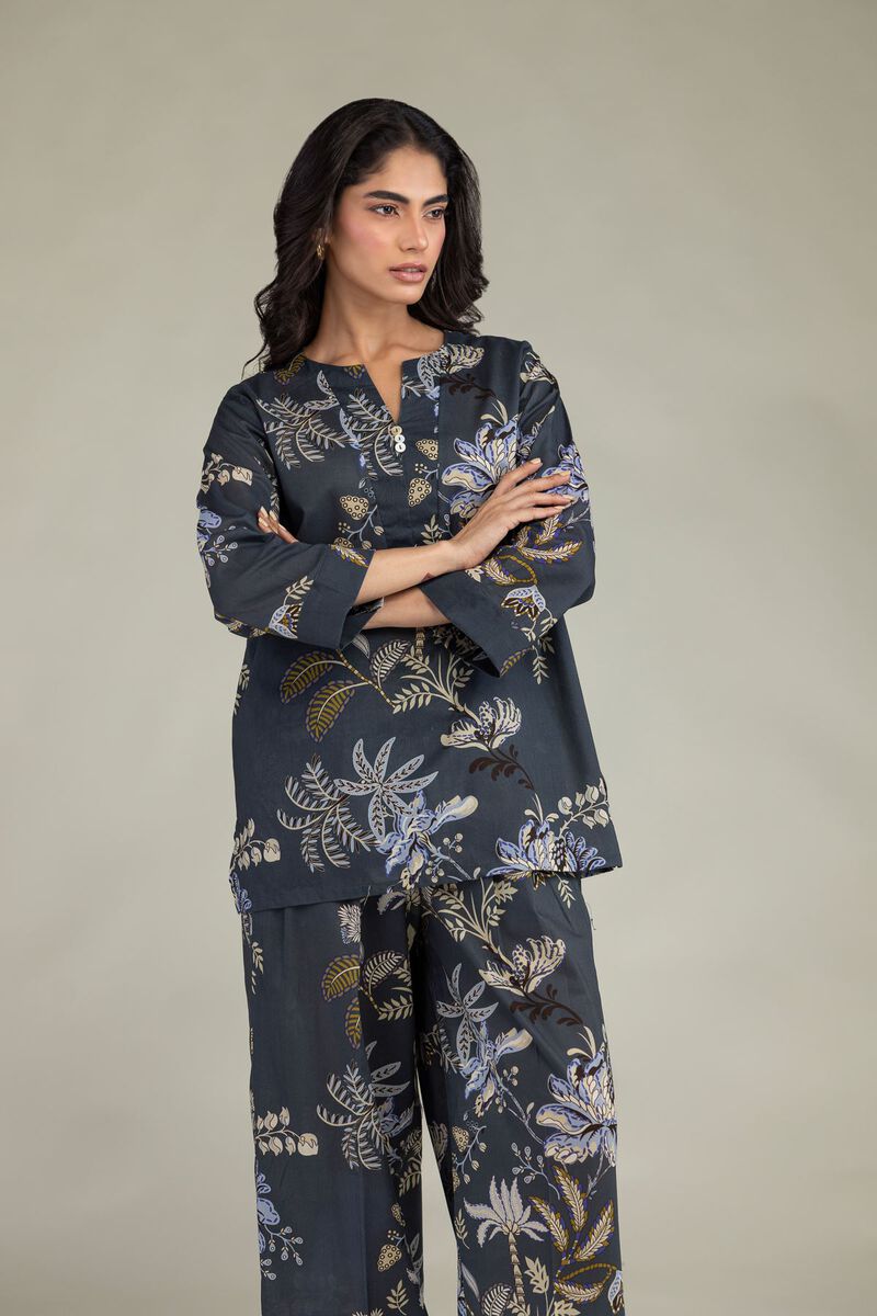 Printed | Cambric | Floral Cambric Tunic | USD 35.00