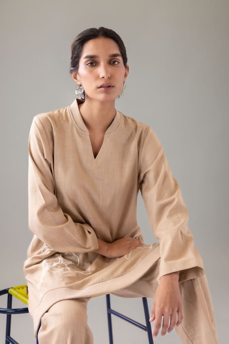 Embroidered | Heavy Textured Cotton | Kurta | USD 30.00