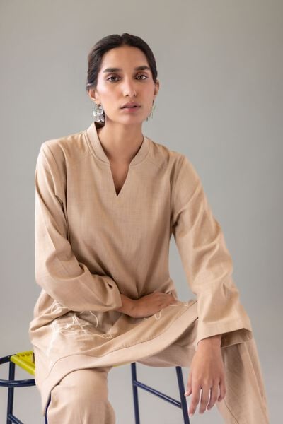 Embroidered | Heavy Textured Cotton | Kurta | USD 30.00