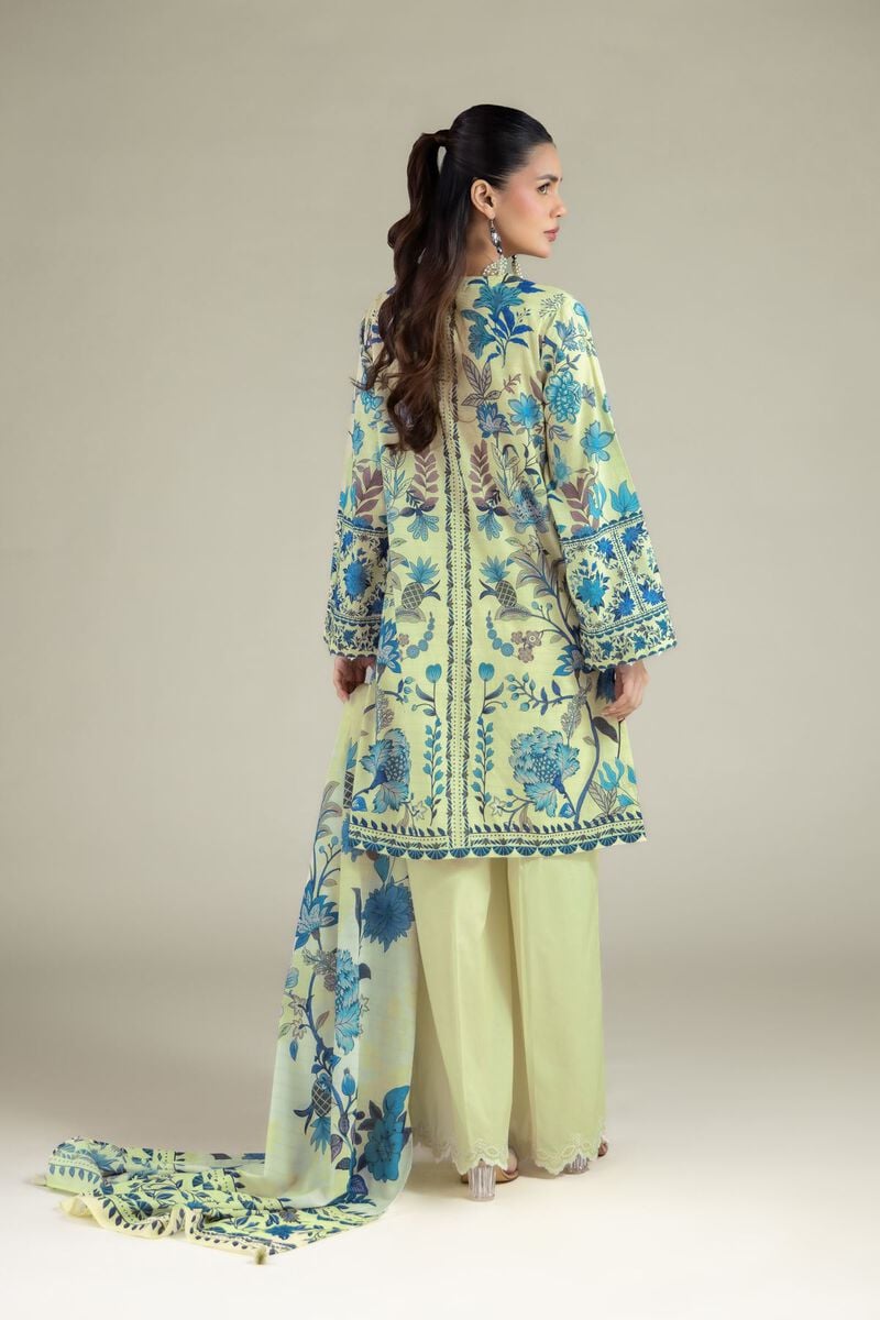 Embroidered | Messuri | Floral Tailored 3-Piece | USD 70.00
