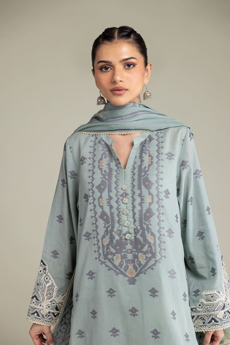 Embroidered | Jacquard | Tailored 3-piece Jacquard | USD 80.00