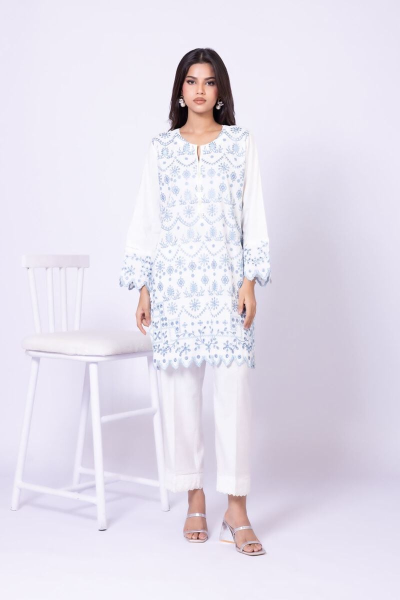Embroidered | Dull Raw Silk | Kurta | USD 30.00