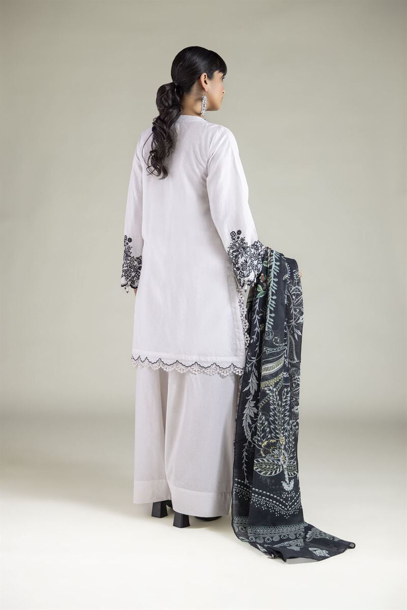 Embroidered | Cambric | Cambric Tailored 3-Piece | USD 80.00