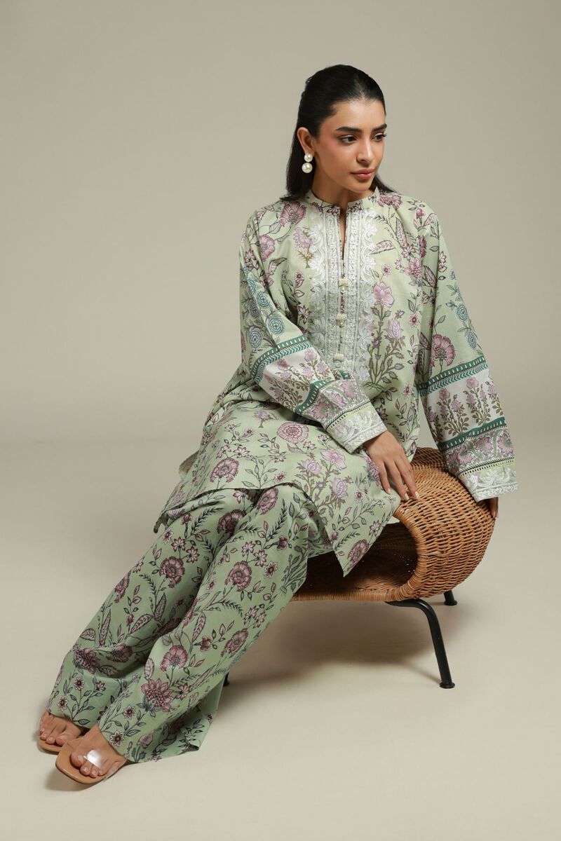 Embroidered | Textured Lawn | 2-Piece Tailored Set | USD 55.00
