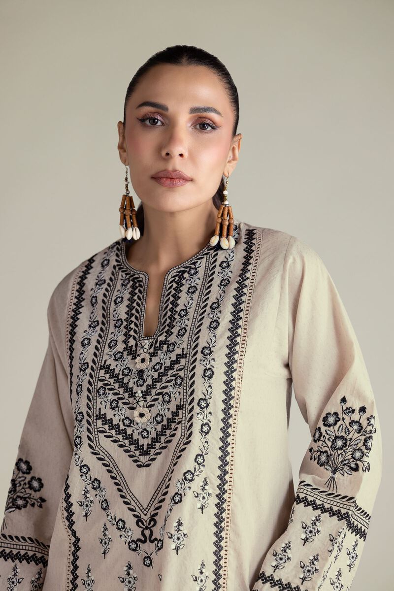 Embroidered | Cotton Dobby | 2-Piece Tailored Set | USD 70.00