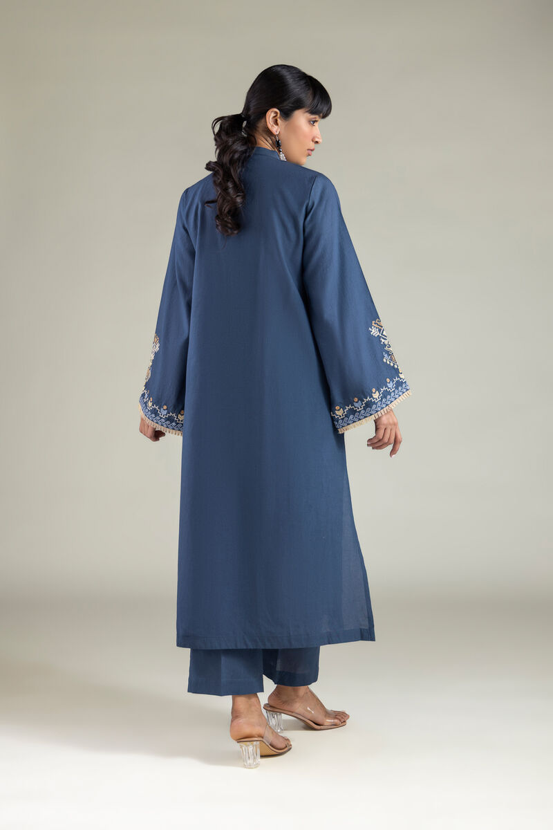 Embroidered | Cambric | Cambric Tailored Set | USD 45.00