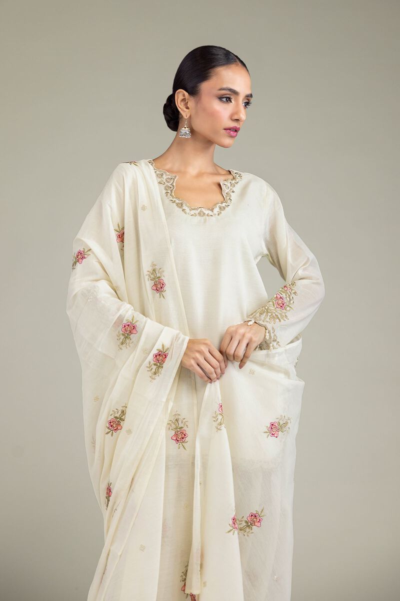 Embroidered | Paper Silk | Dupatta | USD 40.00