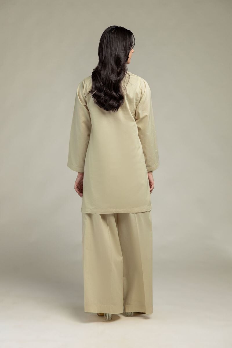 Cambric | Cambric V-Neck Kurta | USD 40.00