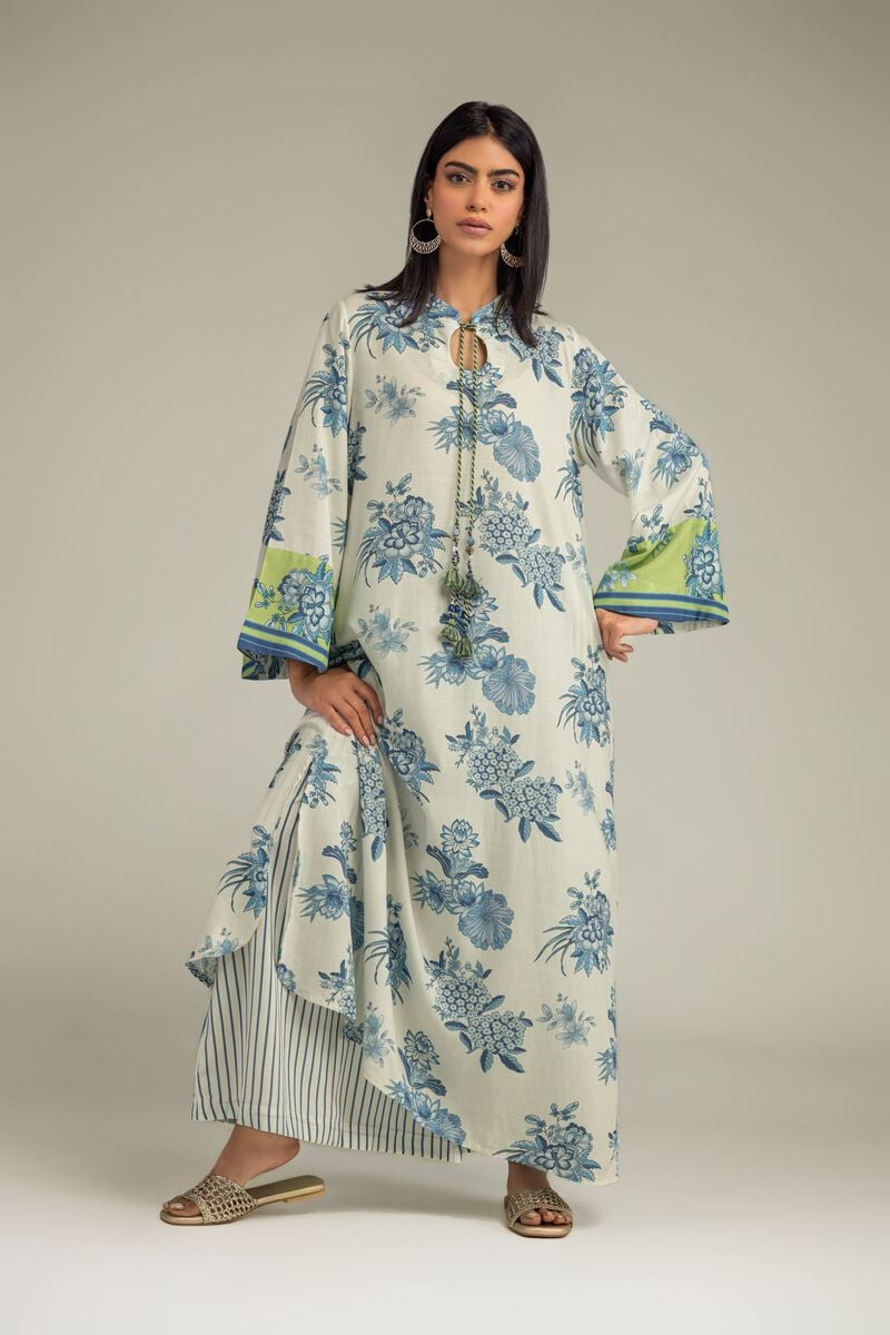 Printed | Raw Silk | Raw Silk Pants | USD 35.00