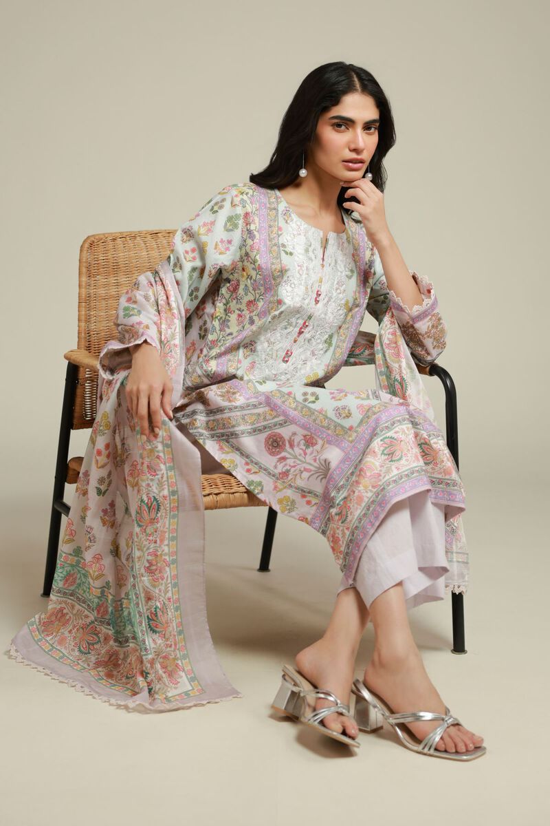 Embroidered | Textured Lawn | 3-Piece Tailored Lawn | USD 65.00