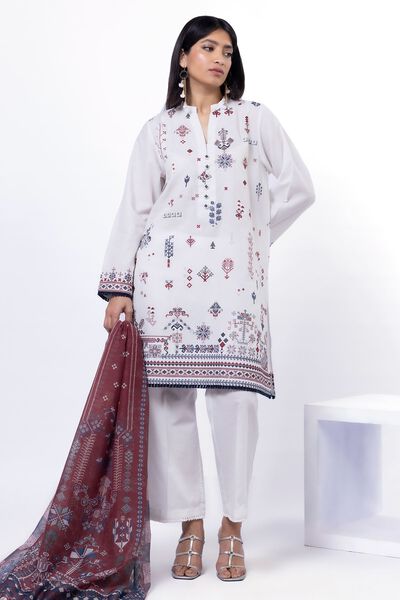 Embroidered | Cotton | Tailored 3 Piece | USD 35.00