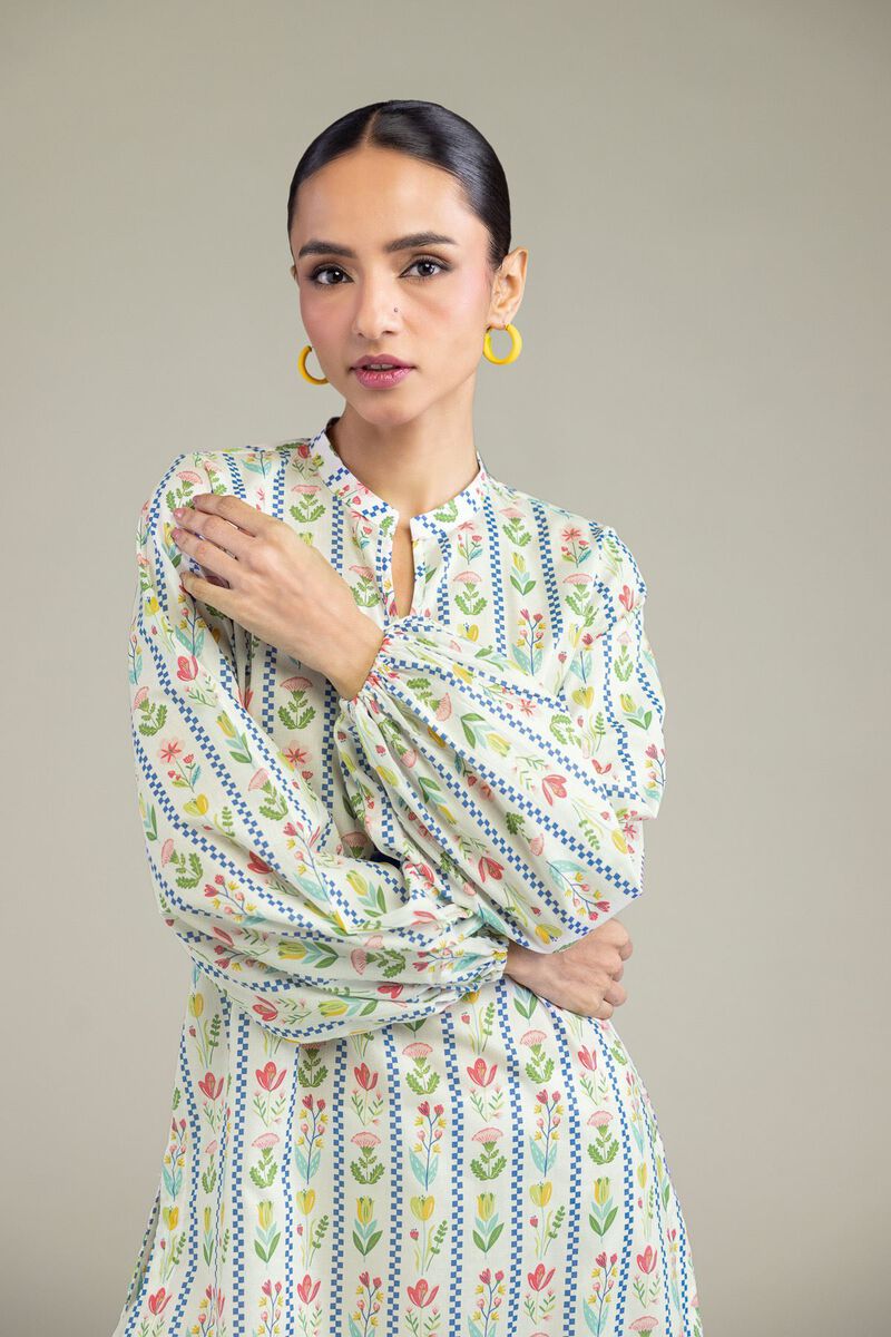 Printed | Cambric | Floral Cambric Kurta | USD 30.00
