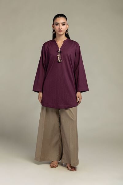Dyed | Cotton Crinkle | Cotton Solid Pants | USD 30.00
