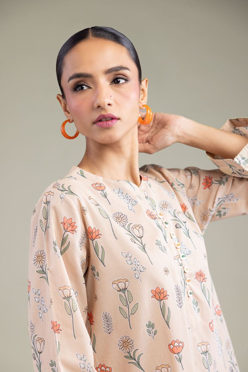 Printed | Cambric | Floral Cambric Kurta | USD 30.00