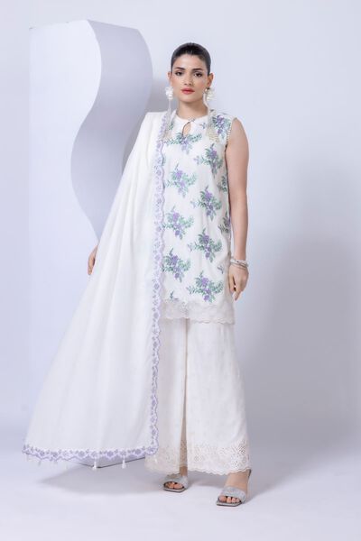 Embroidered | Crosshatch Raw Silk | Kurta | USD 75.00