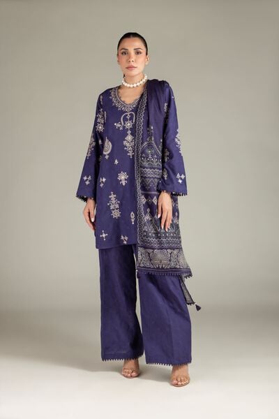 Embroidered | Broshia | Tailored 3 Piece | USD 80.00