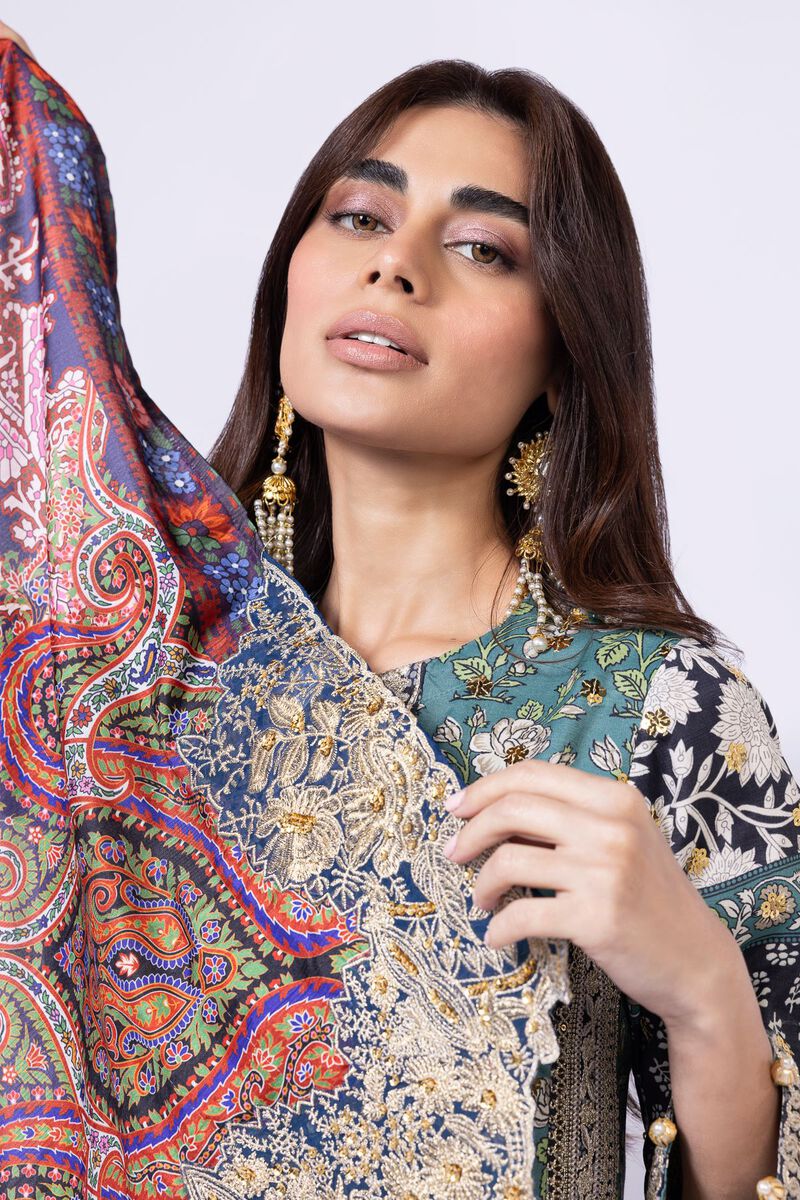 Embroidered | Tusser Silk | Dupatta | null