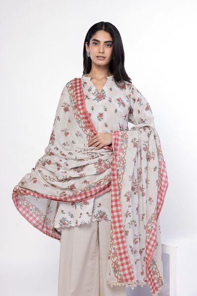 Embroidered | Lawn | Fabrics 3 Piece | USD 40.00