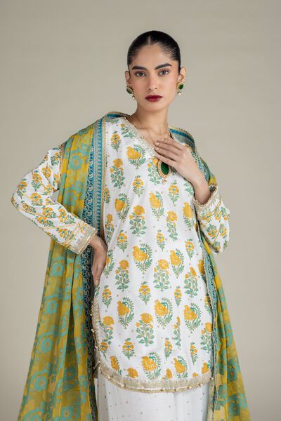 Embroidered | Raw Silk | Dupatta | USD 38.00