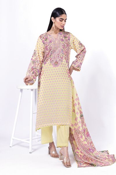 Printed | Messuri | Fabrics 3 Piece | USD 12.00