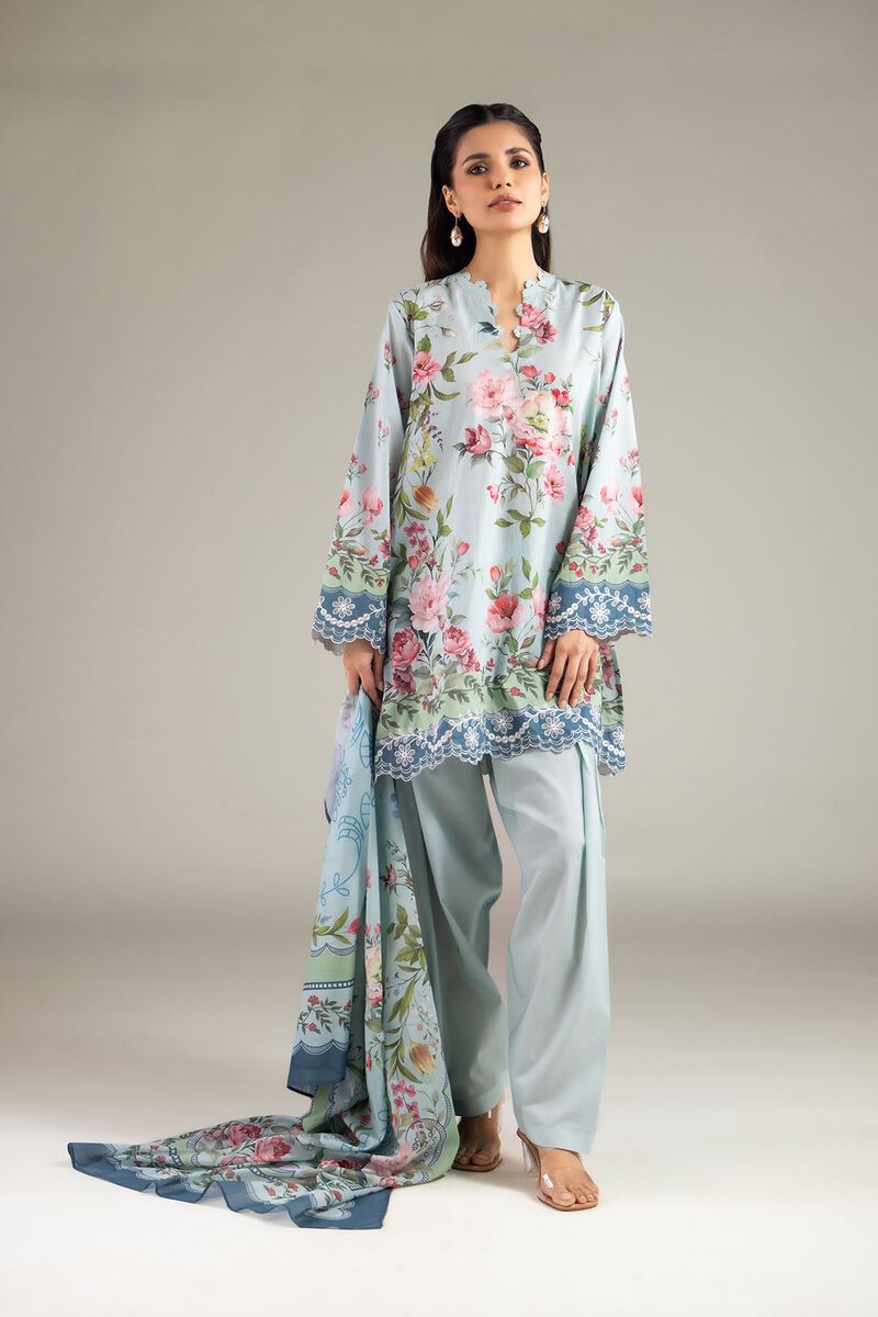 Embroidered | Lawn | Fabrics 3 Piece | null