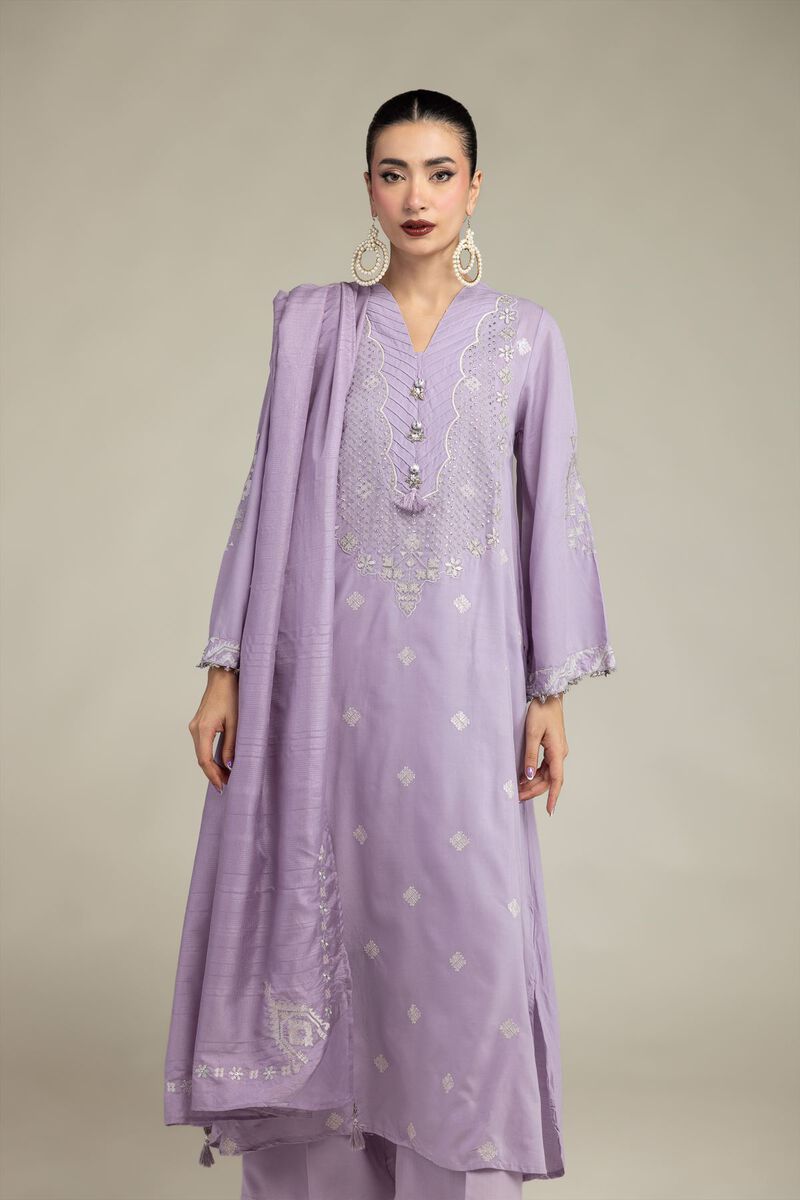 Embroidered | Raw Silk | Long Embroidered Kurta | USD 60.00