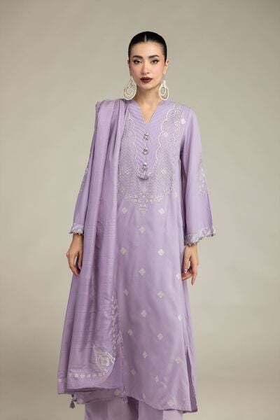 Embroidered | Raw Silk | Long Embroidered Kurta | USD 60.00