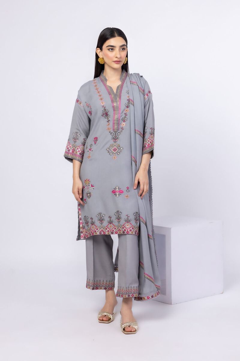 Embroidered | Russian Raw Silk | Pants | USD 6.90