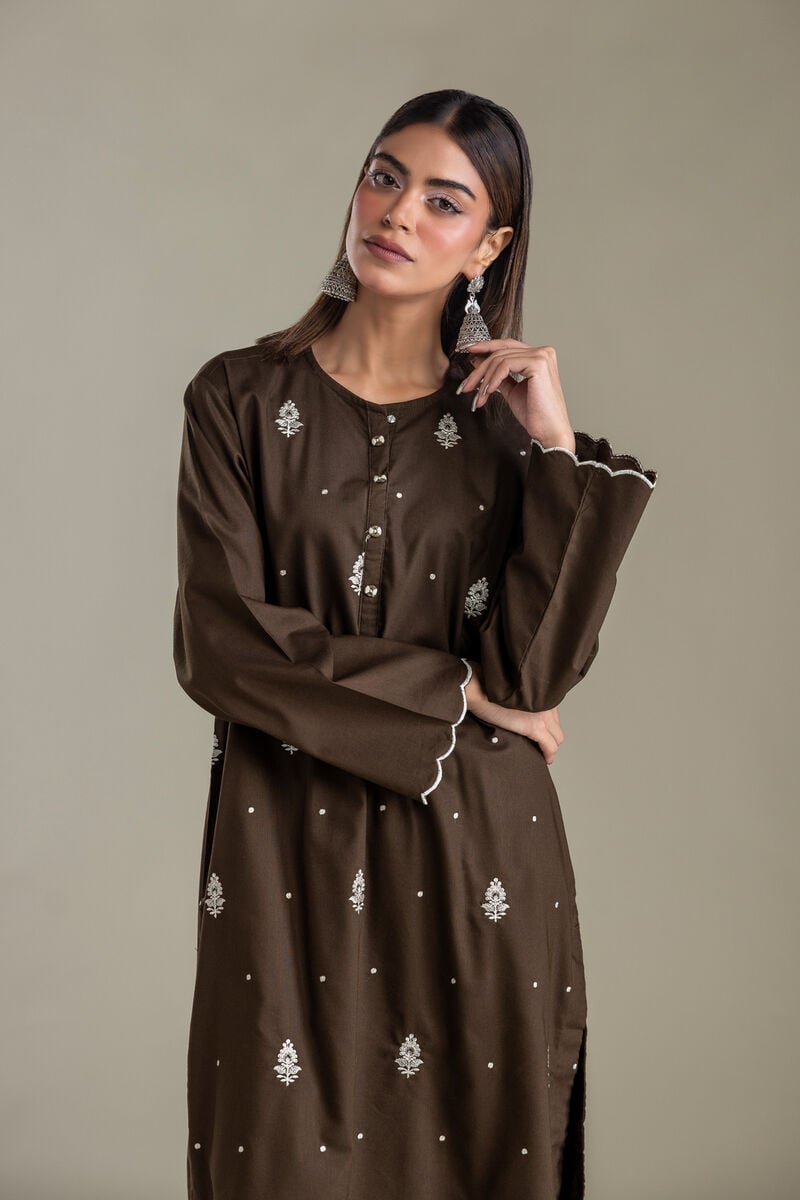 Embroidered | Blended Viscose | Tailored 2 Piece | null