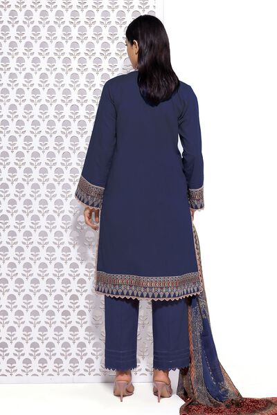 Embroidered | Crosshatch | Tailored 3 Piece | USD 25.50
