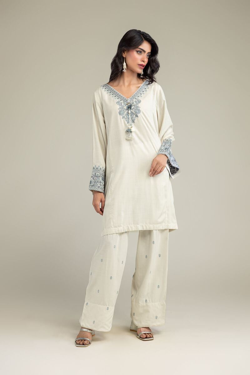 Embroidered | Raw Silk | Kurta | USD 60.00