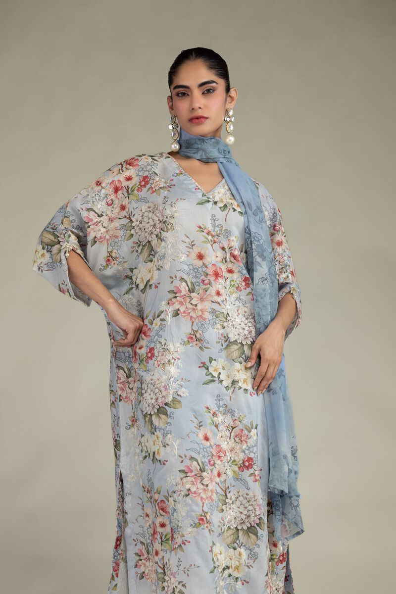 Embroidered | Blended Viscose | Long Embroidered Kurta | USD 55.00